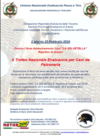 X Trofeo Nazionale Enalcaccia per Cani da Falconeria - (25/2/2024)