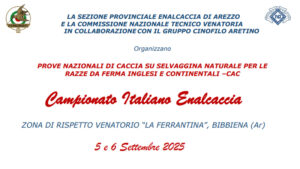 Campionato Nazionale Razze da ferma Enalcaccia 5-6- Settembre 2025