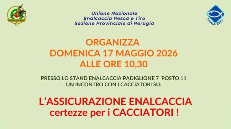 L’assicurazione Enalcaccia per i cacciatori | 17 maggio 2026